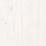 Bed Frame White 90x190 cm Single Solid Wood