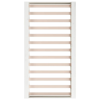 Bed Frame without Mattress White 135x190 cm Double Double Solid Wood
