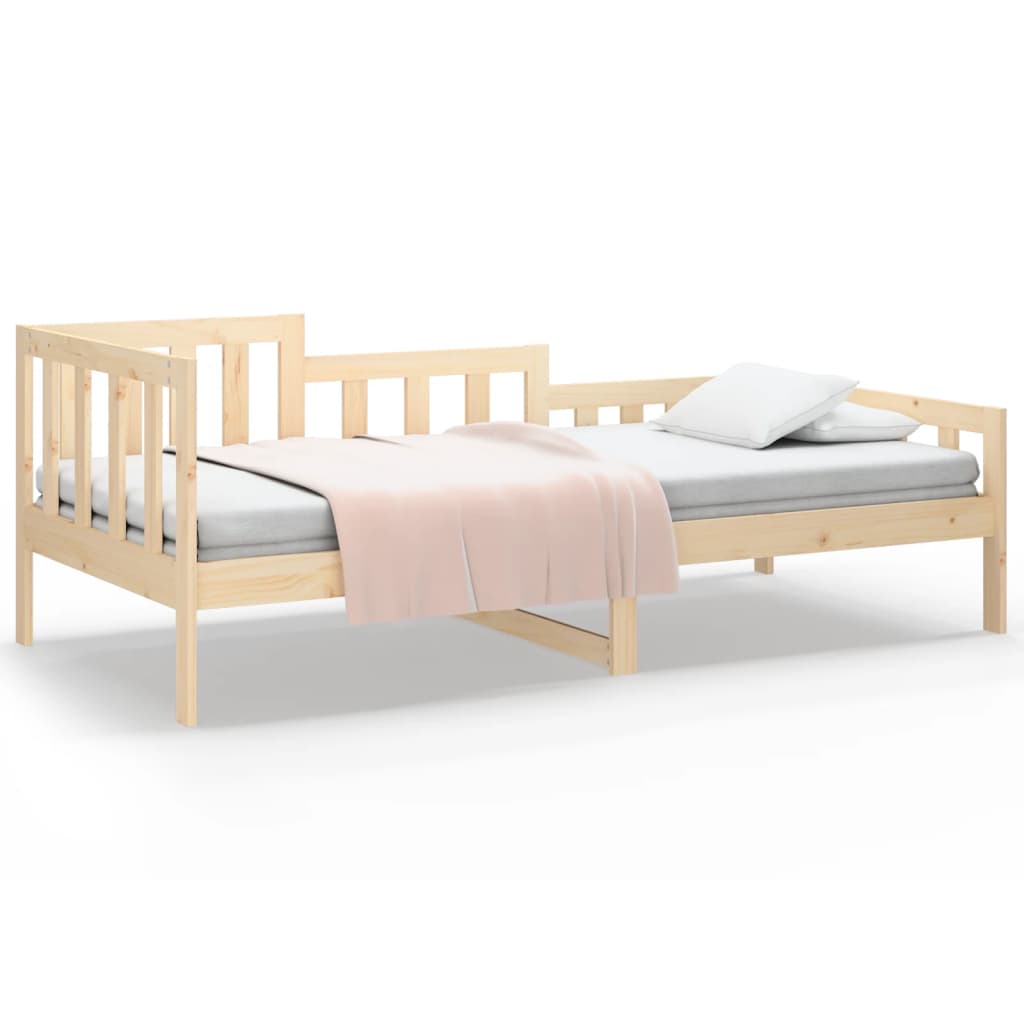 Day Bed | Natural Wood | Solid pinewood | 90 x 200 cm