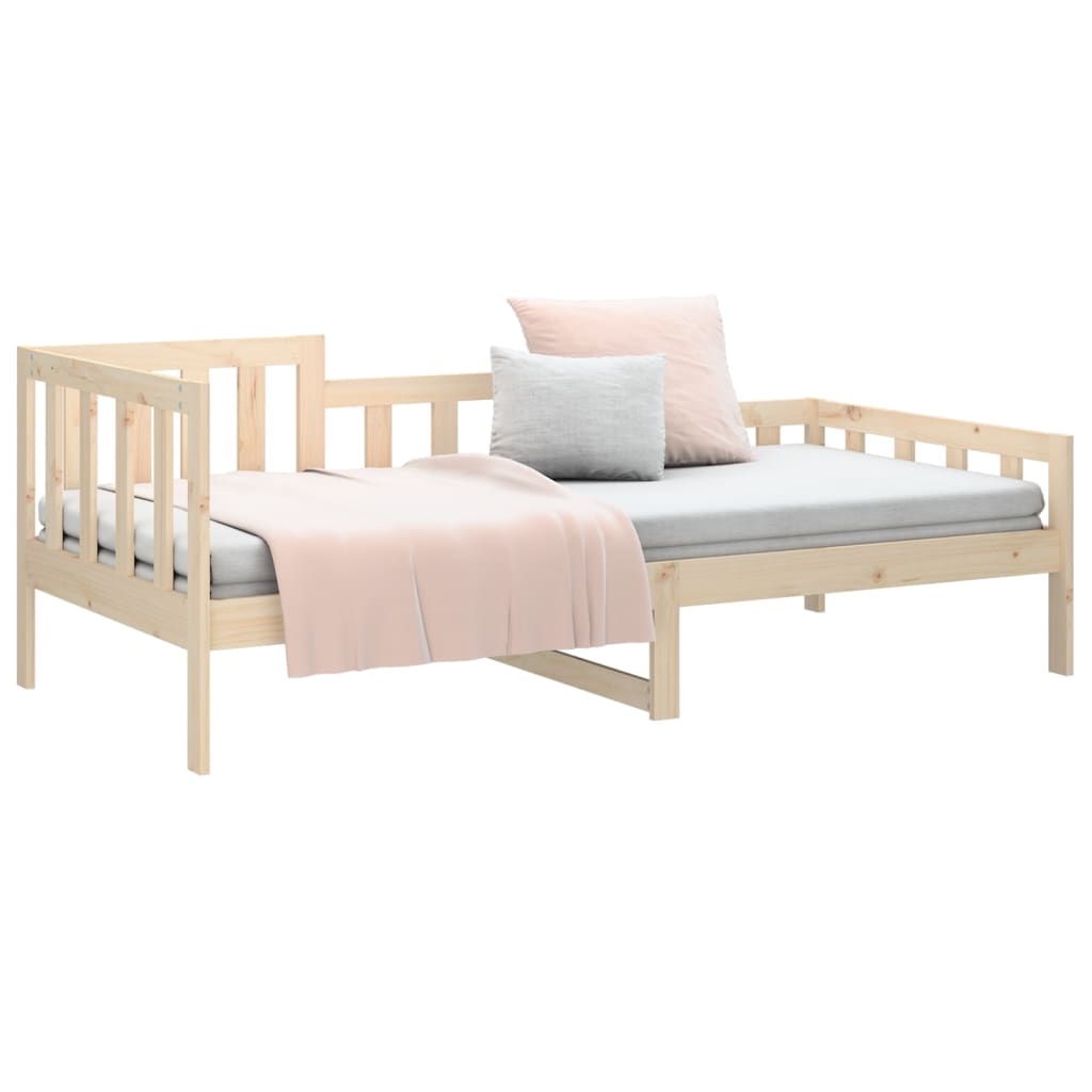 Day Bed | Natural Wood | Solid pinewood | 90 x 200 cm