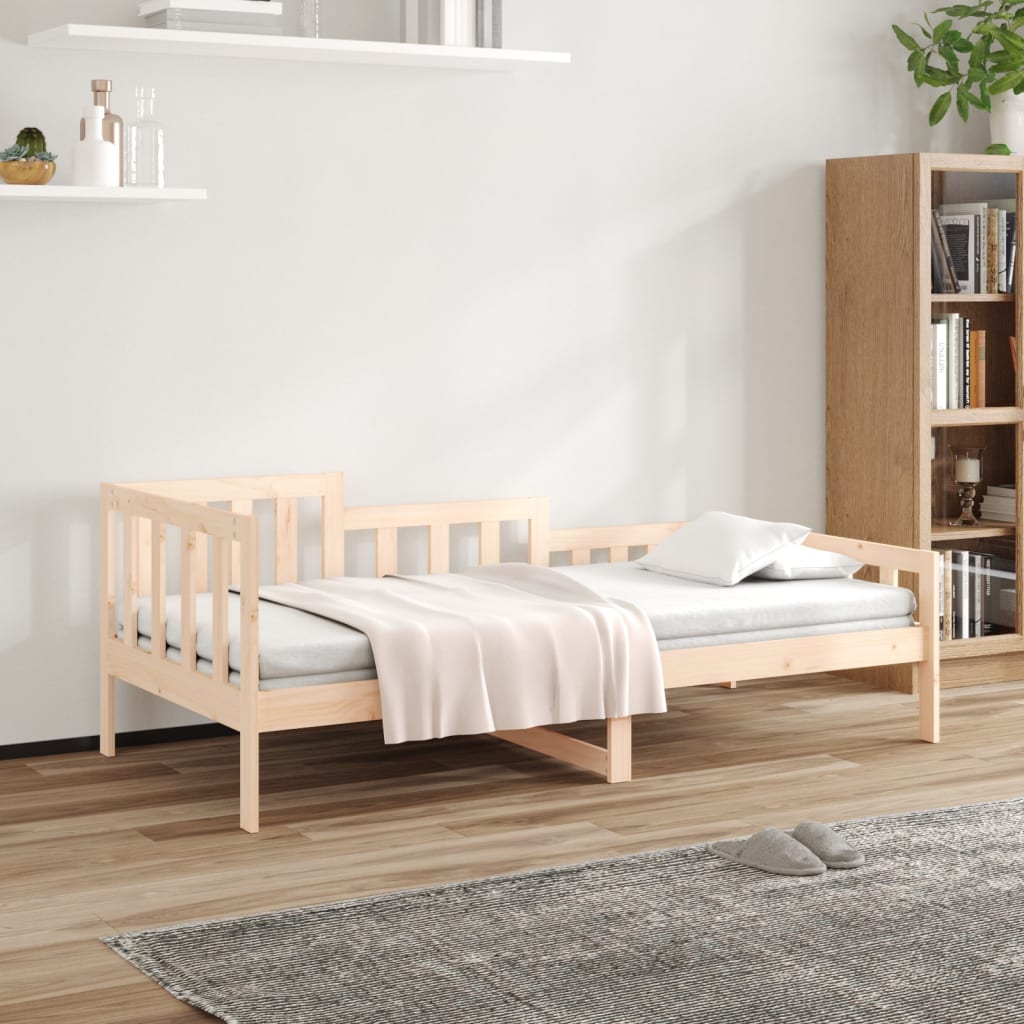 Day Bed | Natural Wood | Solid pinewood | 90 x 200 cm