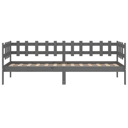 Day Bed | Grey | Solid pine wood | 90x200 cm