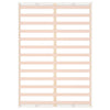 Bed Frame without Mattress White 200x200 cm Solid Wood