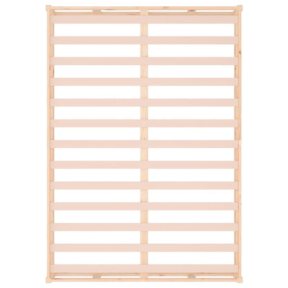 Bed Frame | Natural Wood | Solid Pine Wood, Plywood | Double | Durable
