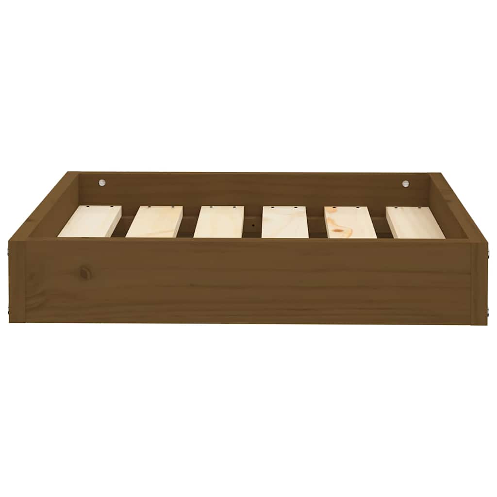 Dog Bed Honey Brown 51,5x44x9 cm Solid Wood Pine