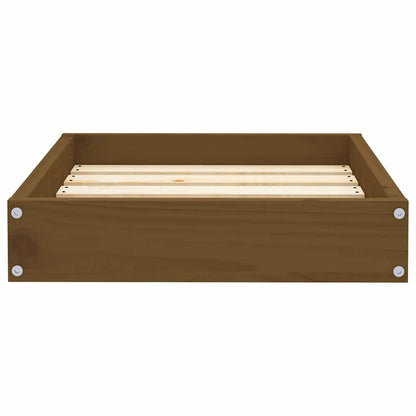 Dog Bed Honey Brown 51,5x44x9 cm Solid Wood Pine