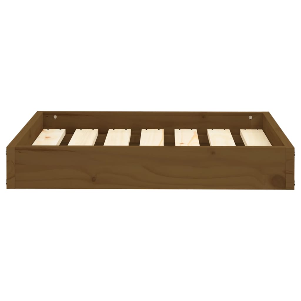Dog Bed Honey Brown 61,5x49x9 cm Solid Wood Pine