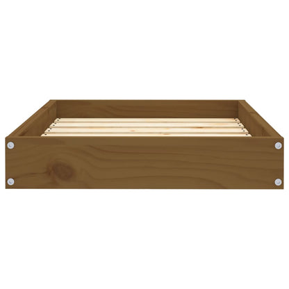 Dog Bed Honey Brown 61,5x49x9 cm Solid Wood Pine