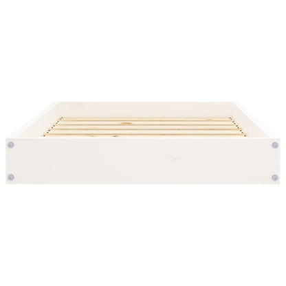 Dog Bed White 71,5x54x9 cm Solid Wood Pine
