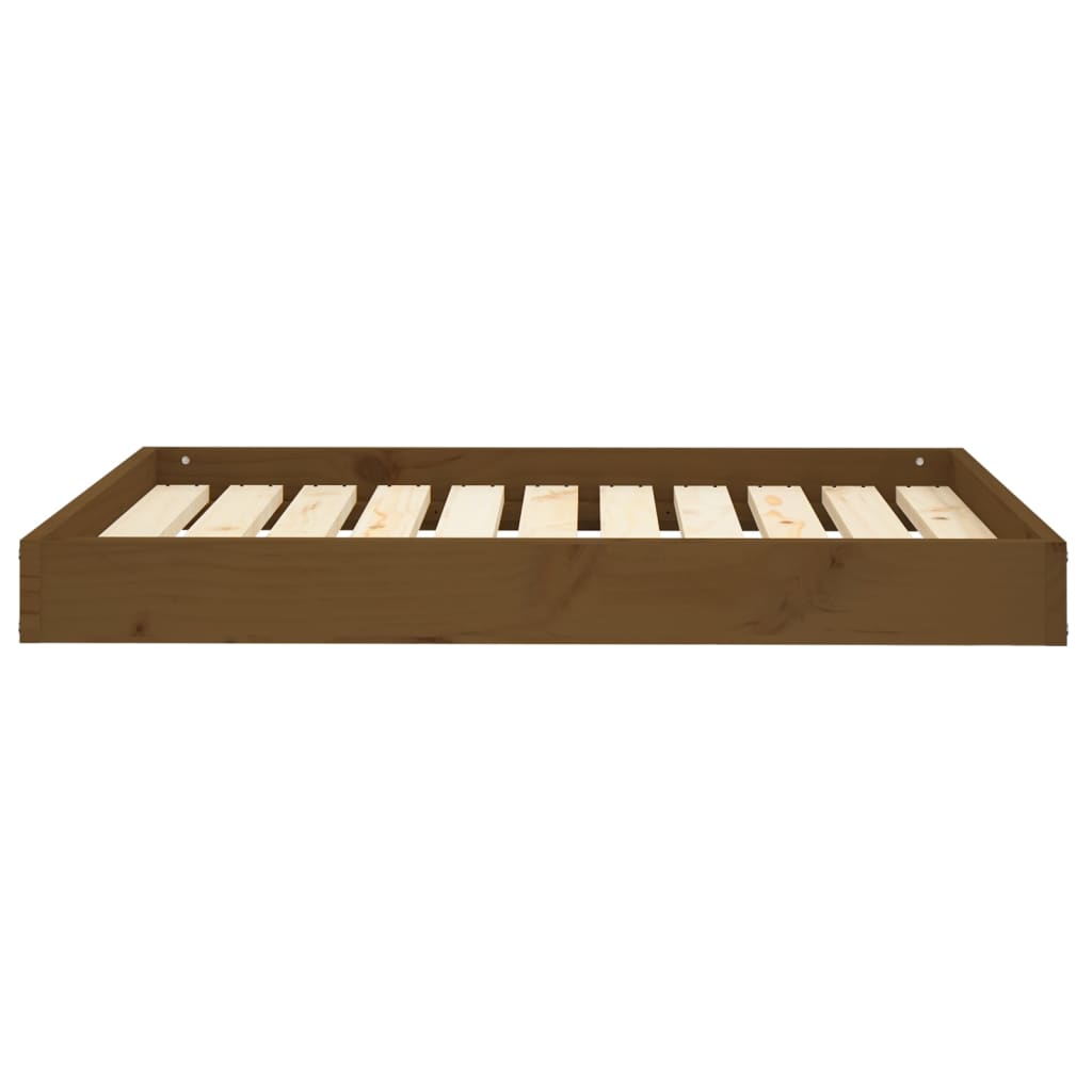 Dog Bed Honey Brown 91,5x64x9 cm Solid Wood Pine