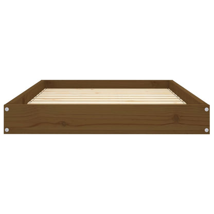 Dog Bed Honey Brown 91,5x64x9 cm Solid Wood Pine