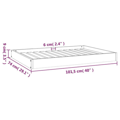 Dog Bed | White | Solid pine wood | Medium | Simple | Dog Bed