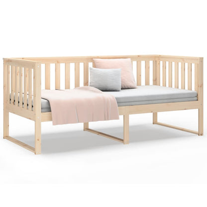 Day Bed without Mattress 90x190 cm Single Solid Wood Pine