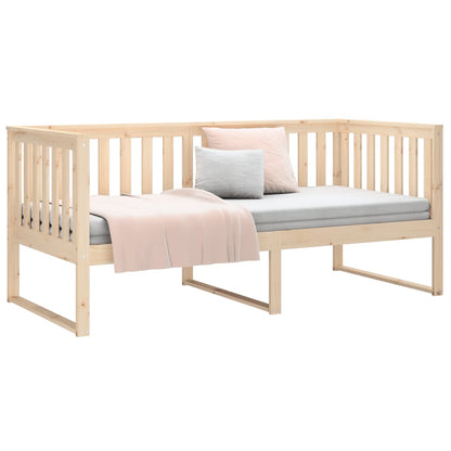 Day Bed without Mattress 90x190 cm Single Solid Wood Pine