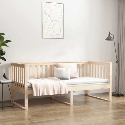 Day Bed without Mattress 100x200 cm Solid Wood Pine