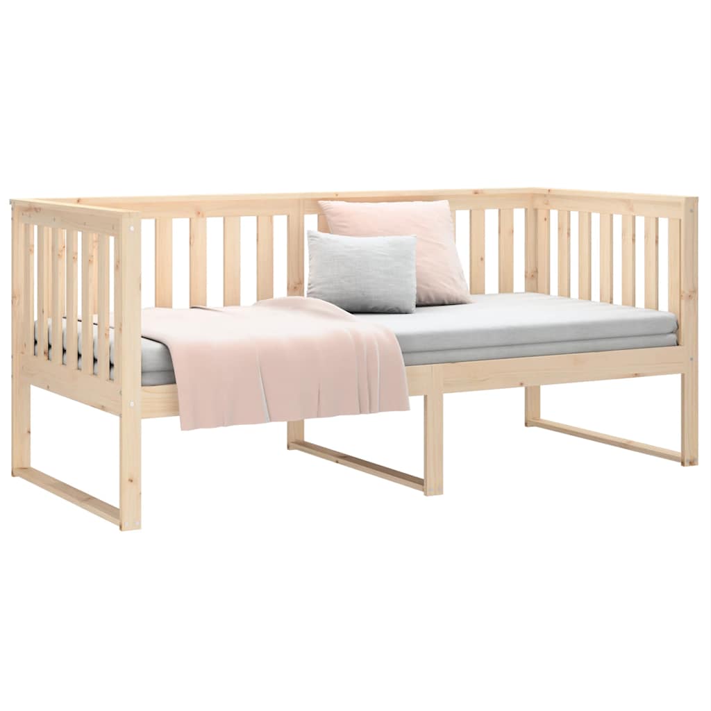 Day Bed without Mattress 100x200 cm Solid Wood Pine