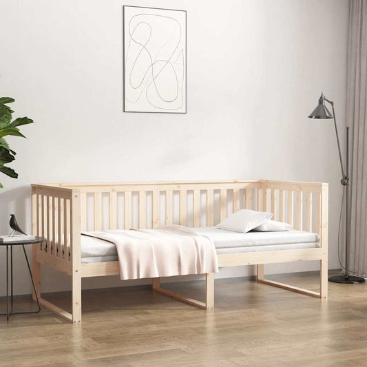 Day Bed without Mattress 100x200 cm Solid Wood Pine