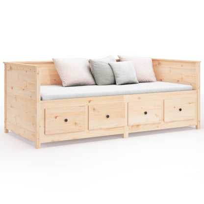 Day Bed without Mattress 90x190 cm Single  Solid Wood Pine