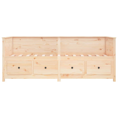 Day Bed without Mattress 90x190 cm Single  Solid Wood Pine