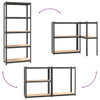 5-Layer Storage Shelf Anthracite Steel&Engineered Wood