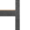 5-Layer Heavy-duty Corner Shelf Grey Steel&Engineered Wood
