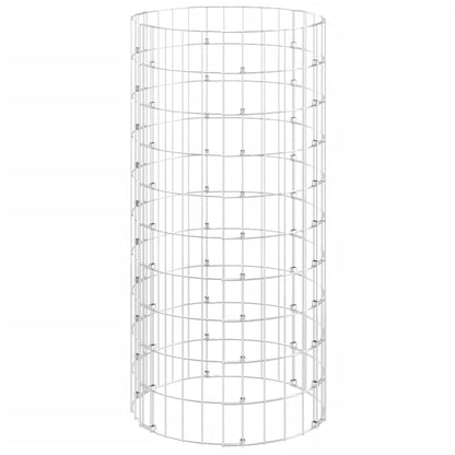 Garden Composter Ø19.7"x39.4" Galvanized Steel