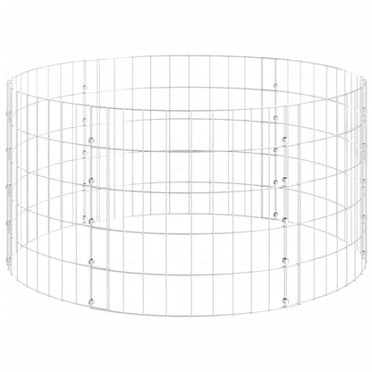Garden Composter Silver Galvanized steel Large Breathable Design