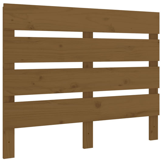 Headboard Honey Brown 100x3x80 cm Solid Wood Pine