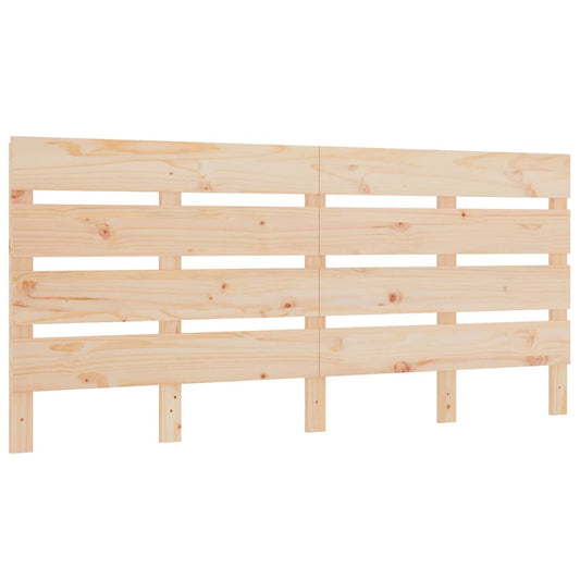 Headboard 200x3x80 cm Solid Wood Pine