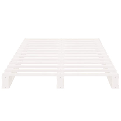 Pallet Bed | White | Solid pine wood | Single bed size | Durable