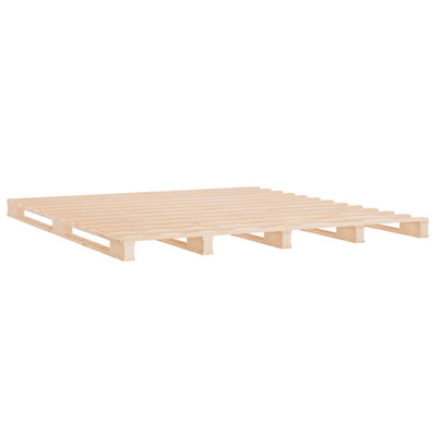 Pallet Bed without Mattress 120x200 cm Solid Wood
