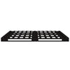 Pallet Bed without Mattress Black 120x200 cm Solid Wood