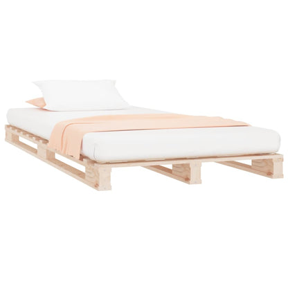 Pallet Bed without Mattress Small Single Solid Wood