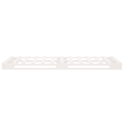Pallet Bed without Mattress White Small Single Solid Wood
