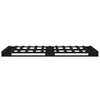 Pallet Bed without Mattress Black Small Single Solid Wood