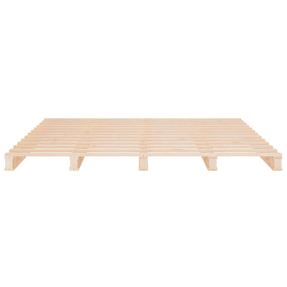 Pallet Bed | Natural Pine | Solid Pine Wood | Double | Durable