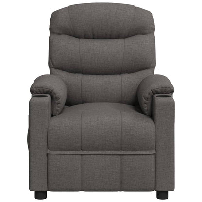 Massage Chair Dark Grey Fabric