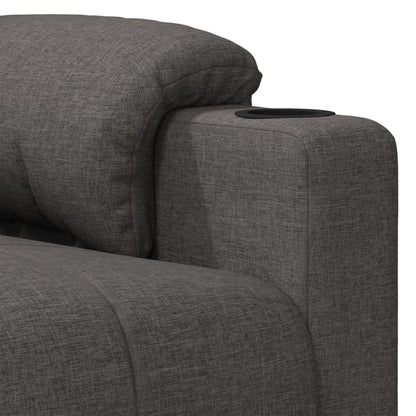 Massage Chair Dark Grey Fabric