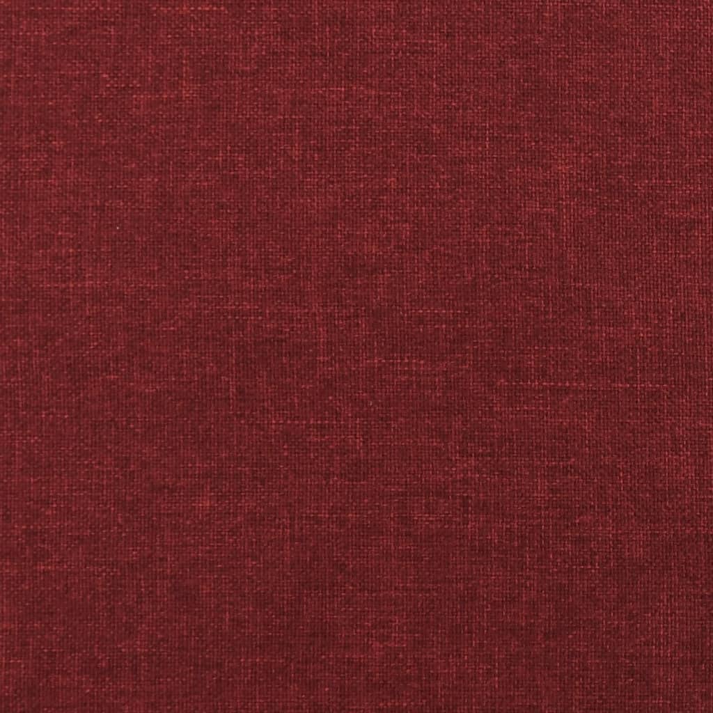 Massage Chair Wine Red Fabric