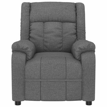Recliner Chair Dark Grey Fabric