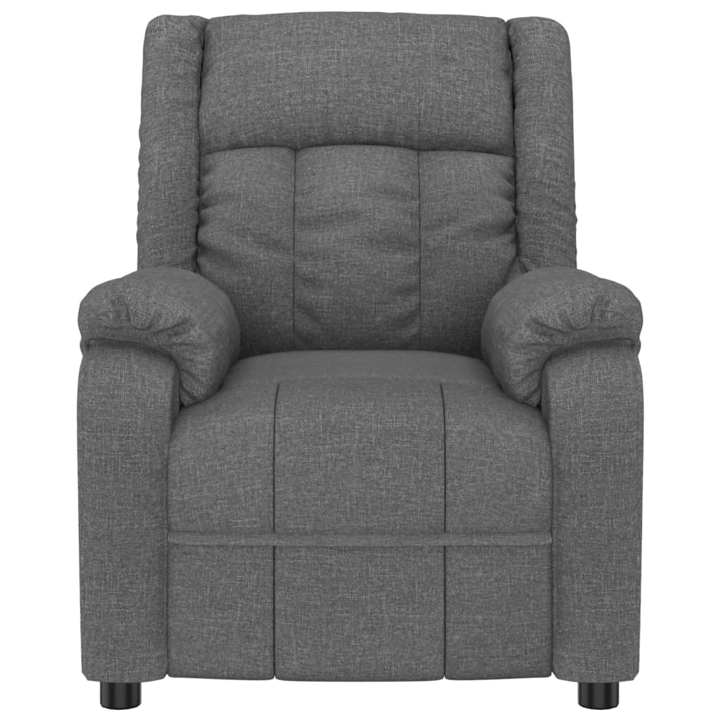 Massage Chair Dark Grey Fabric