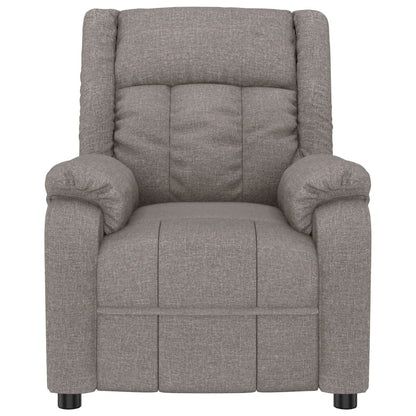 Massage Chair Taupe Fabric