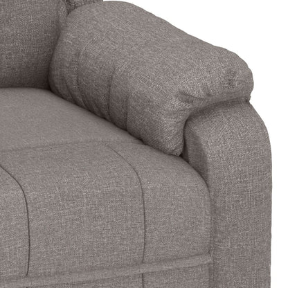 Massage Chair Taupe Fabric