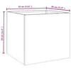 Planter 12.6"x11.8"x11.4" Corten Steel