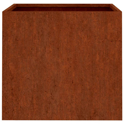 Planters 2 pcs 32x30x29 cm Corten Steel