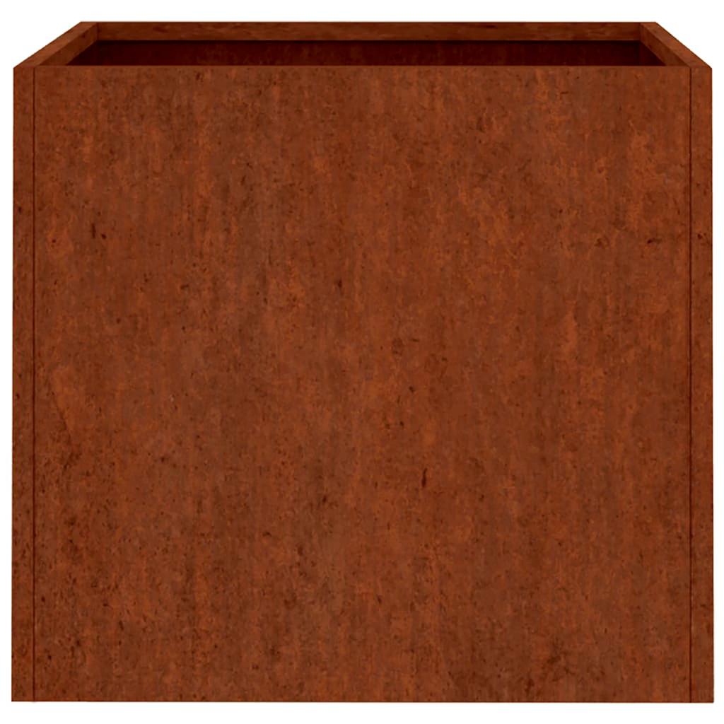 Planters 2 pcs 32x30x29 cm Corten Steel