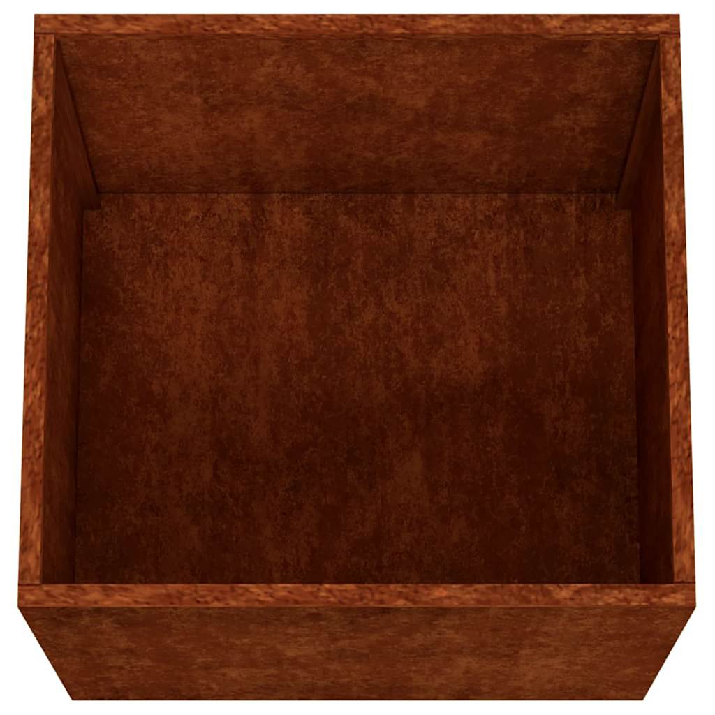 Planters 2 pcs 32x30x29 cm Corten Steel