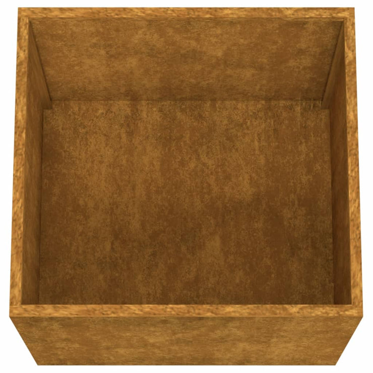 Planters 2 pcs 32x30x29 cm Corten Steel