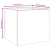 Planters 2 pcs 32x30x29 cm Corten Steel