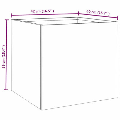 Planter 42x40x39 cm Corten Steel